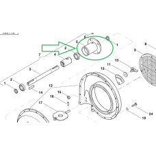 Вал-ступиця Optima Kverneland AC494107 АС494107